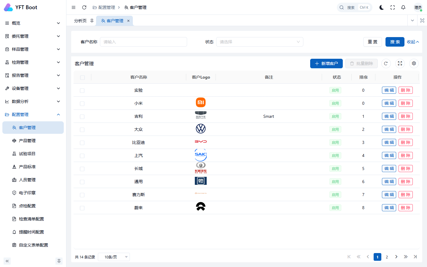 客户管理